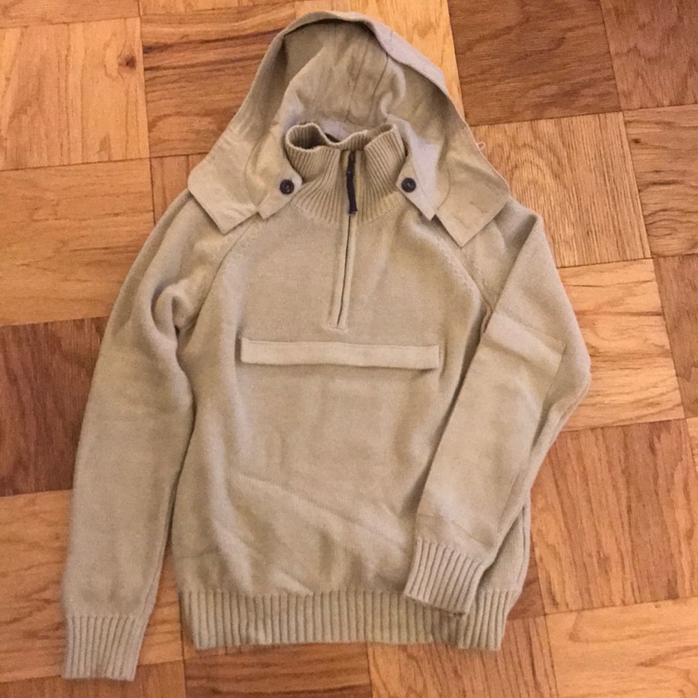 Barbour x To Kito Limited Edition Collab Knit Sweater with detachable hood